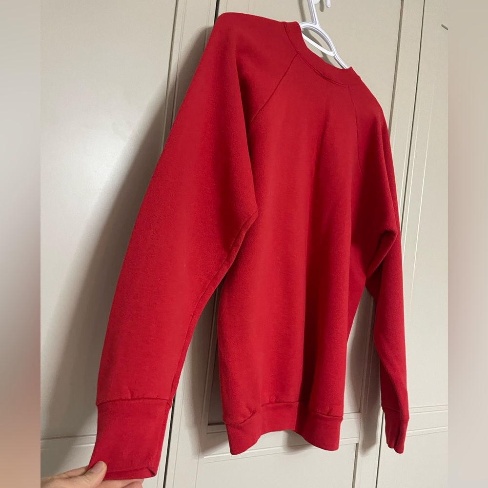 Vintage 1980’s  Single Stitch Fruit of The Loom Embroidered Hunting Crewneck - Picture 6 of 7